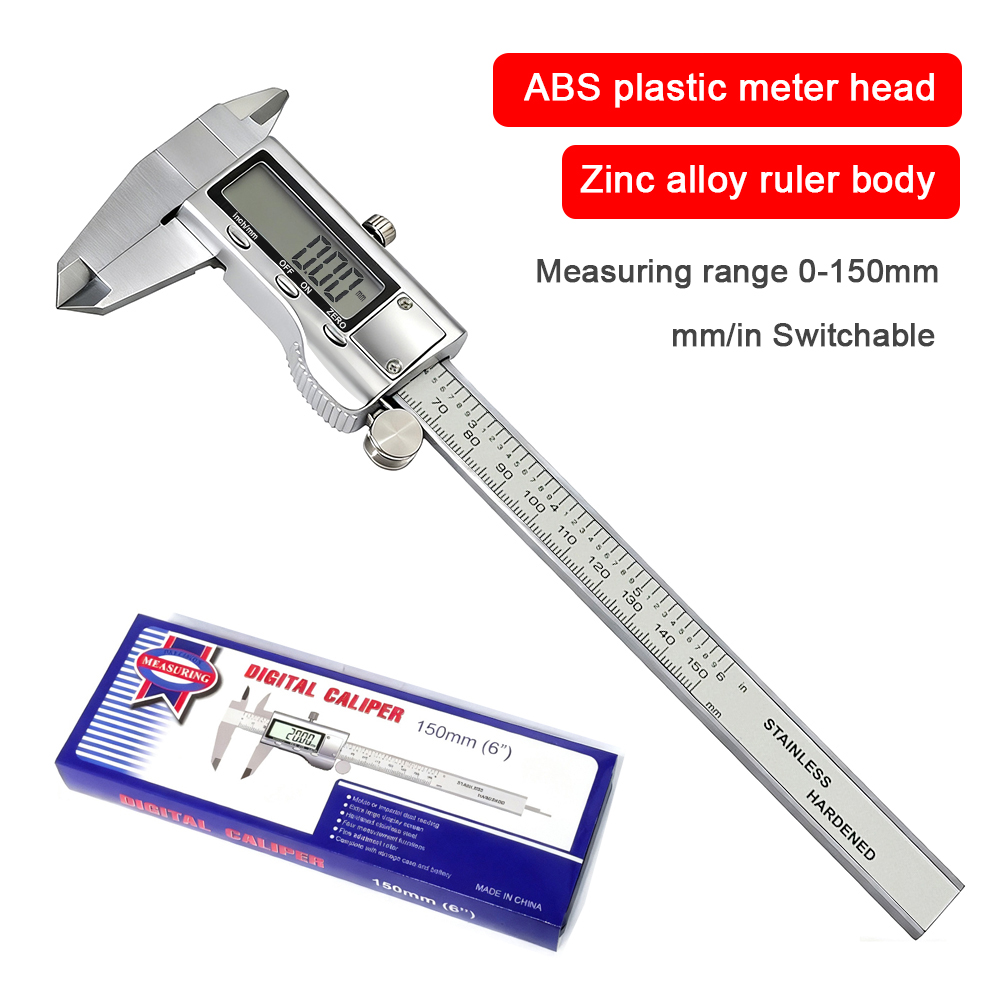 0-150mm Zinc Alloy Digital Cal - Digital Caliper 150Mm Stainless Steel 评论和价格