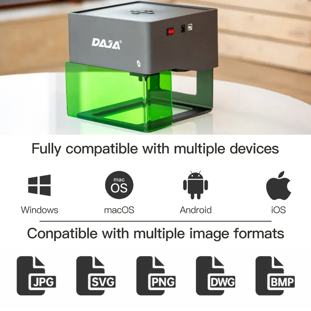 DAJA Laser Engraver CNC DIY DJ - Fiber Laser Marking Machine 30W 评论和价格